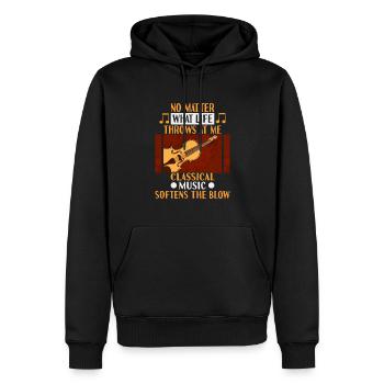 Classical Music Orchestra Musicians - Men’s Premium Organic Hoodie - black - Front - Nico (187cm)