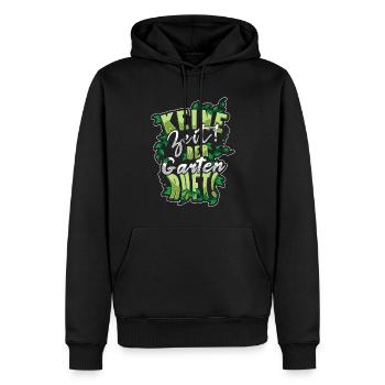 Keine Zeit Der Garten Ruft Gärtner Hobbygärtner - Männer Premium Bio Hoodie - Schwarz - Vorne - Nico (187cm)