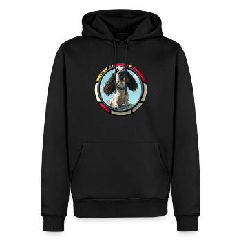 Dog Cartoon Cocker Spaniel pour les amoureux des chiens - Sweat à capuche Premium bio Homme - noir - Devant - Nico (187cm)