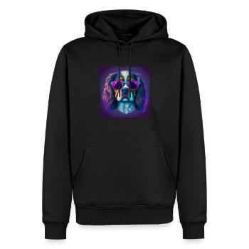 Dog saying Cavalier Spaniel for dog lovers - Men’s Premium Organic Hoodie - black - Front - Nico (187cm)