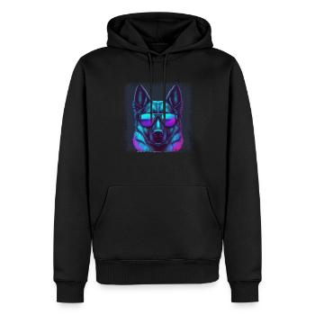 Hunde Deutscher Schäfer Hundeliebhaber - Männer Premium Bio Hoodie - Schwarz - Vorne - Nico (187cm)