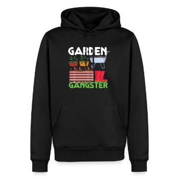 Garten Gangster Pflanzen Bauer Hobbygärtner - Männer Premium Bio Hoodie - Schwarz - Vorne - Nico (187cm)