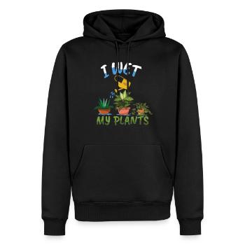 Wet My Plants Funny Farmer Garden Hobby Gardener - Männer Premium Bio Hoodie - Schwarz - Vorne - Nico (187cm)