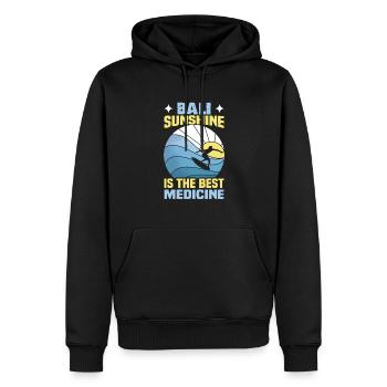 Bali Indonesien Strandurlaub am Meer - Männer Premium Bio Hoodie - Schwarz - Vorne - Nico (187cm)