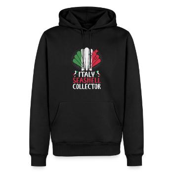 Italien Strandurlaub am Meer Design Strandmotiv - Männer Premium Bio Hoodie - Schwarz - Vorne - Nico (187cm)