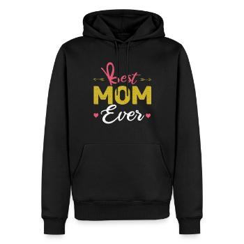 Liebe Mama Mama Beste Mama Alles Gute zum Muttertag - Männer Premium Bio Hoodie - Schwarz - Vorne - Nico (187cm)
