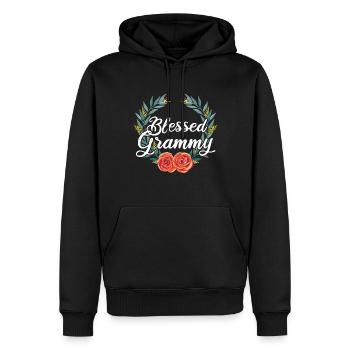 Großmutter Liebe Mama Muttertag - Männer Premium Bio Hoodie - Schwarz - Vorne - Nico (187cm)
