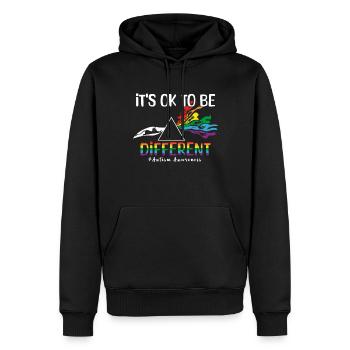 Différents Okay Special Puzzle Autism Awareness - Sweat à capuche Premium bio Homme - noir - Devant - Nico (187cm)