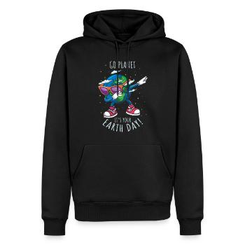 Save Nature Oceans Day Go Planet Earth Day - Männer Premium Bio Hoodie - Schwarz - Vorne - Nico (187cm)