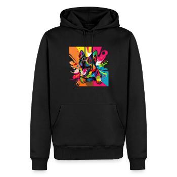 Hunde Deutscher Schäfer Hundeliebhaber - Männer Premium Bio Hoodie - Schwarz - Vorne - Nico (187cm)