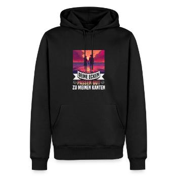 Valentinstag Geschenke Liebhaber Und Paare Designs - Männer Premium Bio Hoodie - Schwarz - Vorne - Nico (187cm)