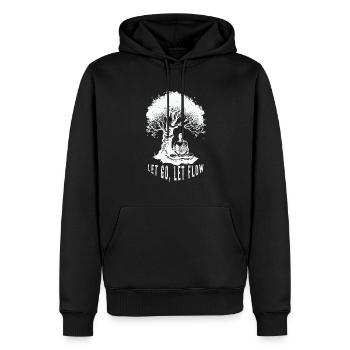 Buddhist Meditation Zen Buddha Buddhismus und Yoga - Männer Premium Bio Hoodie - Schwarz - Vorne - Nico (187cm)