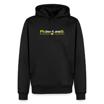 Absolvent Fine Tune Doktor PhD Doktor - Männer Premium Bio Hoodie - Schwarz - Vorne - Nico (187cm)