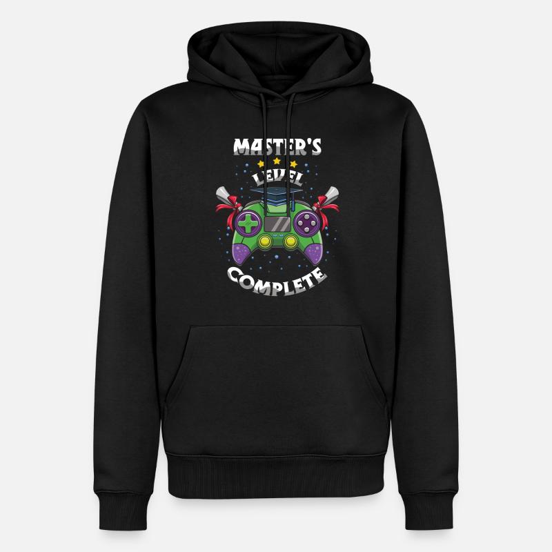 Master-PhD Abschluss Master 2023 Absolvent - Männer Premium Bio Hoodie - Schwarz