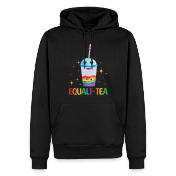 Gleichberechtigung Tee Homosexuell LGBTQ Regenbogen LGBT Pride Monat - Männer Premium Bio Hoodie - Schwarz - Vorne - Nico (187cm)