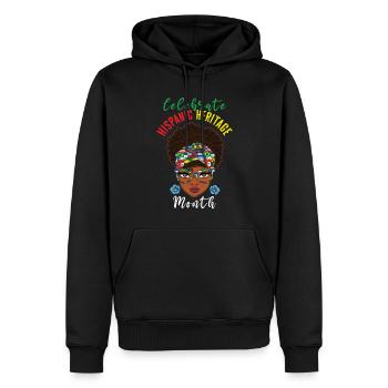 Celebrate Hispanic National Hispanic Heritage - Männer Premium Bio Hoodie - Schwarz - Vorne - Nico (187cm)