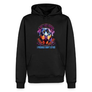 Hunde Rottweiler Hundeliebhaber - Männer Premium Bio Hoodie - Schwarz - Vorne - Nico (187cm)