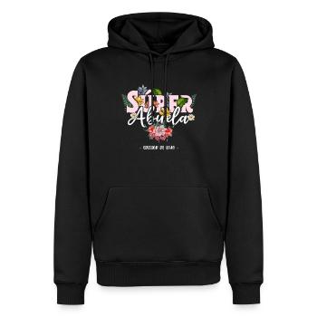Mother's Day Retired Super Grandma Cool Grandmom - Männer Premium Bio Hoodie - Schwarz - Vorne - Nico (187cm)