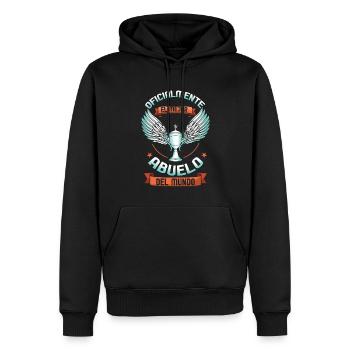 Cool Grandpa Father's Day Retired Granddad Yayo - Männer Premium Bio Hoodie - Schwarz - Vorne - Nico (187cm)