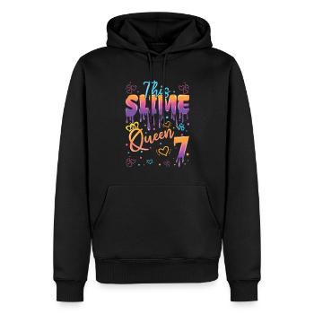 Age 7 ans Enfants Slime Lover This Slime Girl - Sweat à capuche Premium bio Homme - noir - Devant - Nico (187cm)