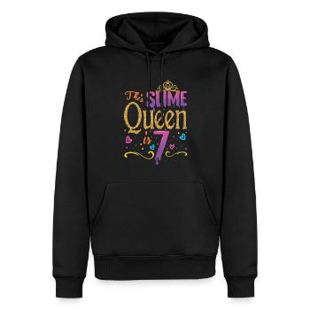 Age 7 ans Enfants Slime Lover Slime Girl - Sweat à capuche Premium bio Homme - noir - Devant - Nico (187cm)