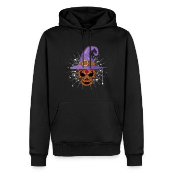 Tag der Hexenseelen Halloween Muertos Tag der Toten - Männer Premium Bio Hoodie - Schwarz - Vorne - Nico (187cm)