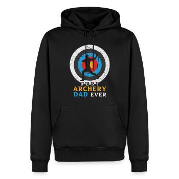 Outdoor Hunting Best Archery Dad For Daddy - Men’s Premium Organic Hoodie - black - Front - Nico (187cm)
