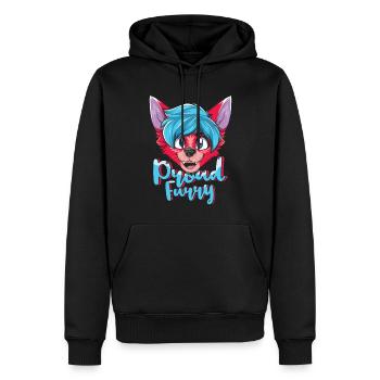Stolzer pelziger Schwanz Ohr pelzige Person Cosplay cool - Männer Premium Bio Hoodie - Schwarz - Vorne - Nico (187cm)