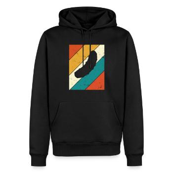 Gurke Gewürzgurke Kukumer Retro Saure Gurke - Männer Premium Bio Hoodie - Schwarz - Vorne - Nico (187cm)