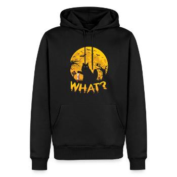 Quel chat effrayant effrayant Halloween - Sweat à capuche Premium bio Homme - noir - Devant - Nico (187cm)