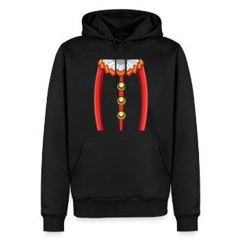 Carnival Clown Jester Circus - Men’s Premium Organic Hoodie - black - Front - Nico (187cm)
