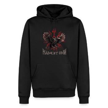 Made by odin Wikinger Kultur - Männer Premium Bio Hoodie - Schwarz - Vorne - Nico (187cm)