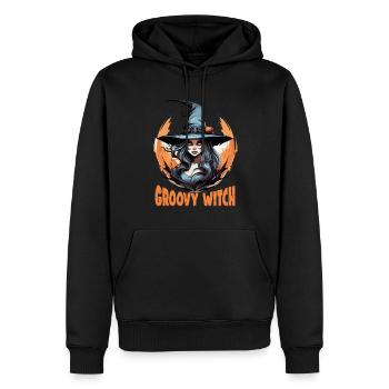 Magische Dunkle Kunst Okkulte Hexen Designs - Männer Premium Bio Hoodie - Schwarz - Vorne - Nico (187cm)
