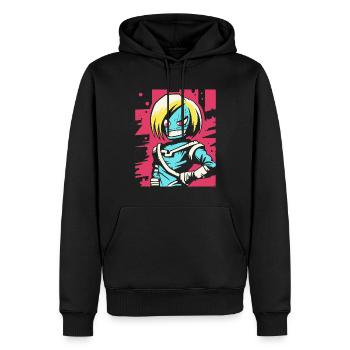 General Zombie Rebellin Anime - Männer Premium Bio Hoodie - Schwarz - Vorne - Nico (187cm)