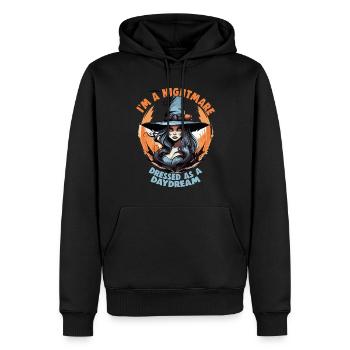 Magische Dunkle Kunst Okkulte Hexen Designs - Männer Premium Bio Hoodie - Schwarz - Vorne - Nico (187cm)