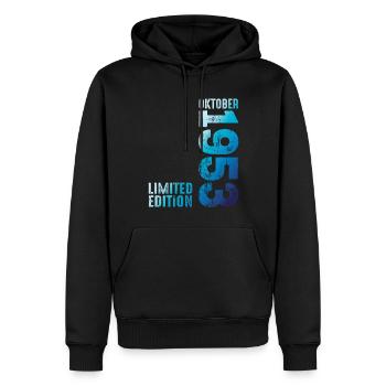 For October 1953 Year 1953 Retro 1953 Vintage 1953 - Männer Premium Bio Hoodie - Schwarz - Vorne - Nico (187cm)