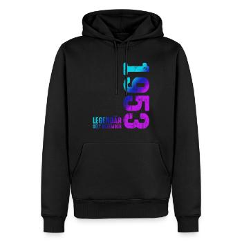 Since December 1953 Year 1953 Retro Vintage 1953 - Männer Premium Bio Hoodie - Schwarz - Vorne - Nico (187cm)
