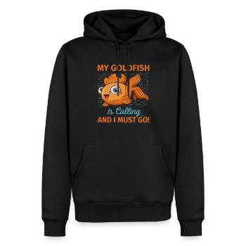Aquarist Koi Fischliebhaber Aquarium - Männer Premium Bio Hoodie - Schwarz - Vorne - Nico (187cm)