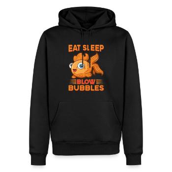 Aquarist Koi Fischliebhaber Aquarium - Männer Premium Bio Hoodie - Schwarz - Vorne - Nico (187cm)