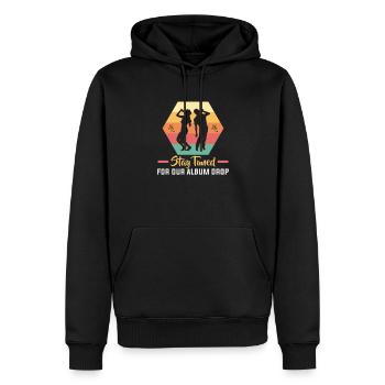 Karaoke Singen Sänger Musik Karaoke Bar - Männer Premium Bio Hoodie - Schwarz - Vorne - Nico (187cm)