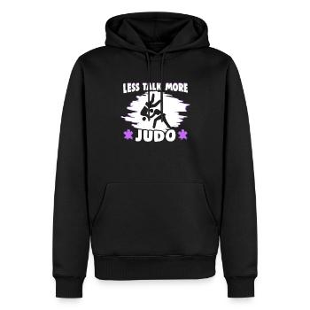 Judo Kampfsport Judo Trainer Judoka - Männer Premium Bio Hoodie - Schwarz - Vorne - Nico (187cm)