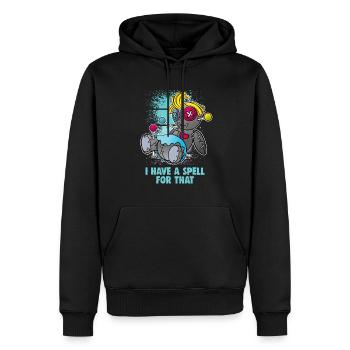 Magische Dunkle Kunst Okkulte Hexen Designs - Männer Premium Bio Hoodie - Schwarz - Vorne - Nico (187cm)