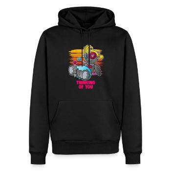 Magische Dunkle Kunst Okkulte Hexen Designs - Männer Premium Bio Hoodie - Schwarz - Vorne - Nico (187cm)