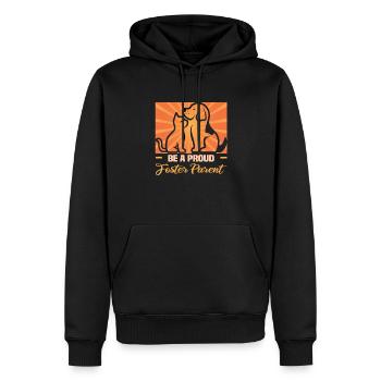 Hunderettungs Designs Für Tierrechtsaktivisten - Männer Premium Bio Hoodie - Schwarz - Vorne - Nico (187cm)