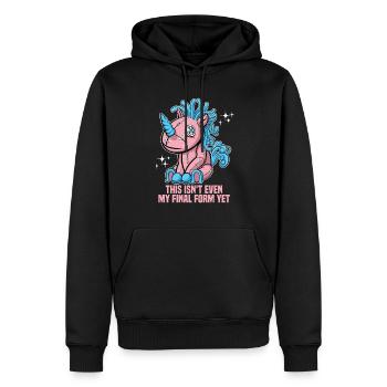 Journée de la fierté transgenre bisexuelle LGBT - Sweat à capuche Premium bio Homme - noir - Devant - Nico (187cm)