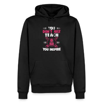 Meilleure idée de cadeau de pension pour les enseignants Étudiant - Sweat à capuche Premium bio Homme - noir - Devant - Nico (187cm)