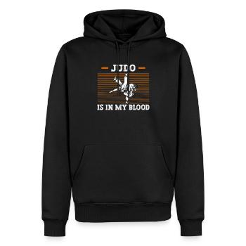 Judo Kampfsport Judo Trainer Judoka - Männer Premium Bio Hoodie - Schwarz - Vorne - Nico (187cm)