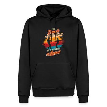 Tanzen Tänzer Geburtstag Choreograf Tanzschule - Männer Premium Bio Hoodie - Schwarz - Vorne - Nico (187cm)