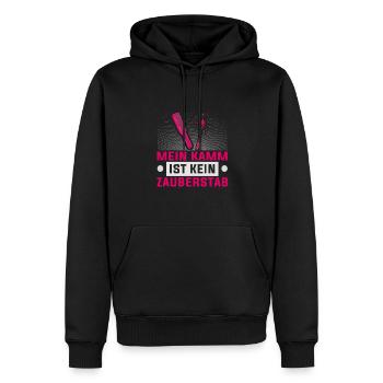 Friseurin Barber Frisörin Friseursalon - Männer Premium Bio Hoodie - Schwarz - Vorne - Nico (187cm)