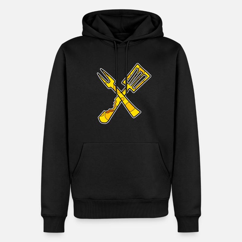 Chef Cuisine Restaurant - Sweat à capuche Premium bio Homme - noir